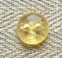 Keltainen perusnappi läpinäkyvä, 11 mm