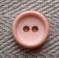 Vaaleanpunainen perusnappi, 13 mm