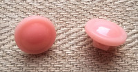 Vaaleanpunainen kantanappi pieni, 11 mm