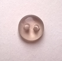 Läpinäkyvä nappi, lilan sävy, 11 mm