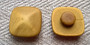 Sinapinkeltainen kantanappi, 12 mm