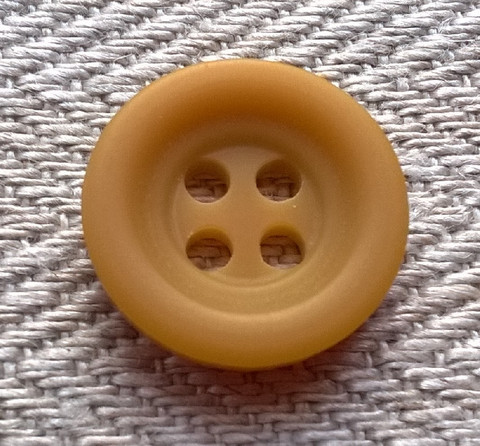 Sinapinkeltainen perusnappi, 20 mm