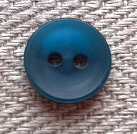 Sininen paidannappi, 12 mm