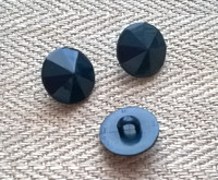 Sininen kantanappi koristeellinen, 11 mm