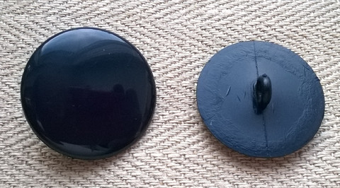 Sininen kantanappi kiiltävä, 18 mm