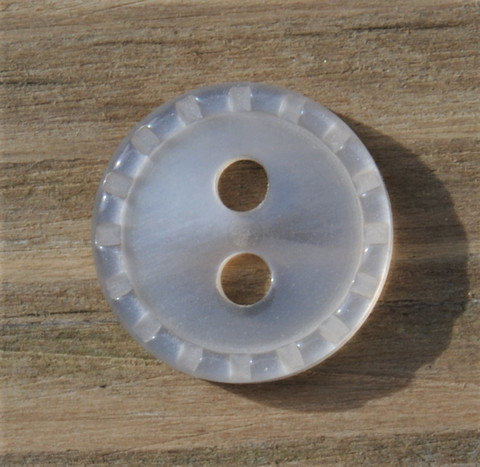 Valkoinen nappi, 11 mm