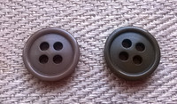 Ruskea paidannappi, 11 mm