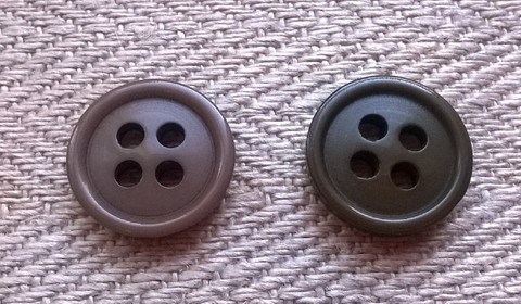 Ruskea paidannappi, 11 mm