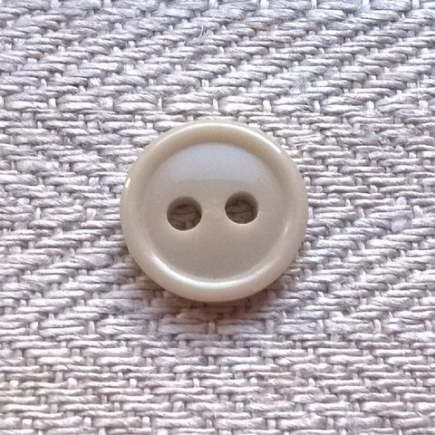 Beige paidannappi, 11 mm