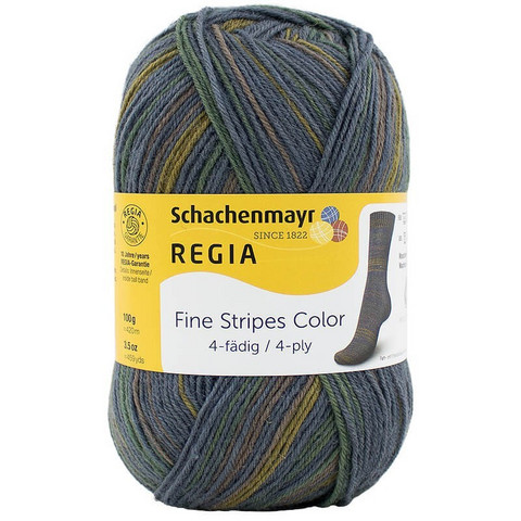 Regia Fine Stripes Color 4-ply, 100g