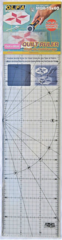 Olfa-leikkuuviivain 15 x 60 cm
