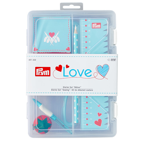 Prym Love -ompelutarvikepakkaus, turkoosi