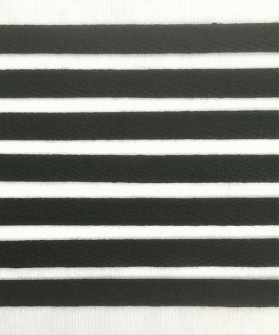 Musta kanttinauha, 6 mm