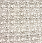 Luonnonvalkoinen linnut puussa-kuviollinen interlock-neulos 100% luomupuuvillaa