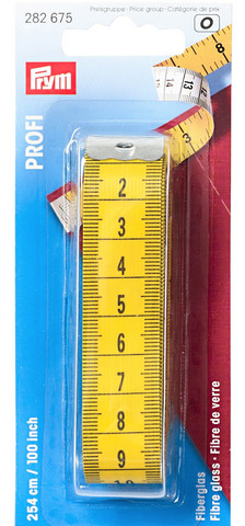 Profi erikoispitkä mittanauha, 254 cm / 100 tuumaa
