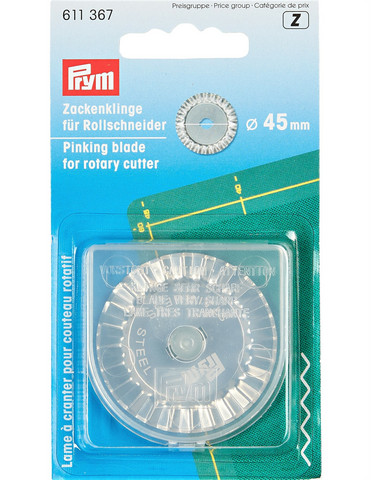 Harkkoreunainen varaterä kangasleikkuriin 45 mm