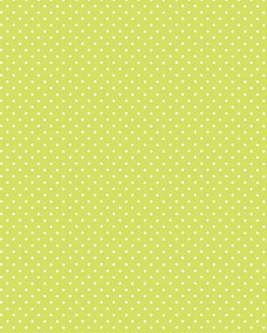 Vaaleanvihreä valkopilkullinen puuvillakangas