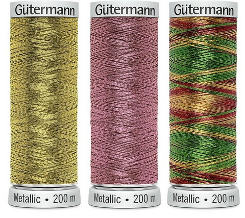 Gütermann Metalliompelulanka, 26 väriä