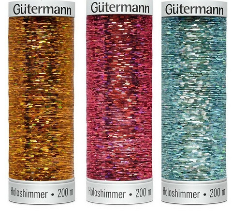 Gütermann Kimalleompelulanka, 20 väriä