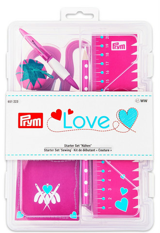 Prym Love -ompelutarvikepakkaus, pinkki