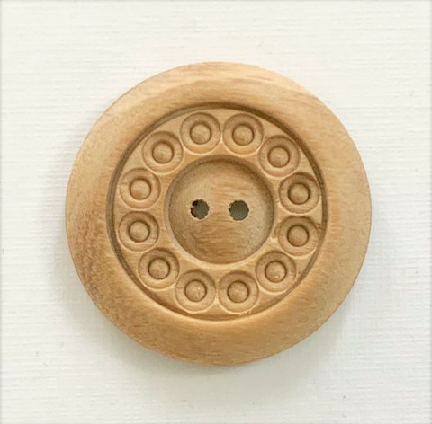 Koristeellinen puunappi, 34 mm
