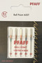 Pfaff Pallokärkineula, lajitelma, koot 70-80-90, 5 kpl