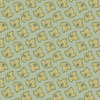 Vihertäväkuviollinen puuvillakangas Needlepoint