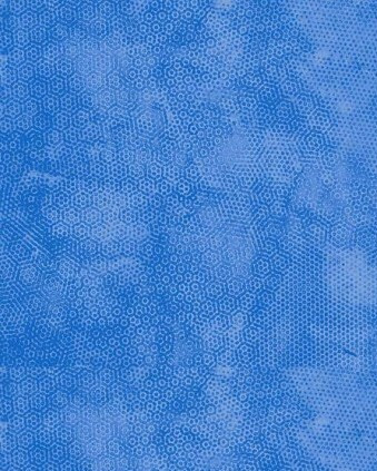 Sininen pilkkukuvioinen puuvillakangas, sävy Cornflower