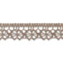 Vaaleanruskea puuvillapitsi, leveys 16 mm