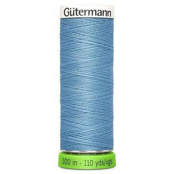 Gütermann rPet ompelulanka, 100 m, väri 143 vaaleansininen