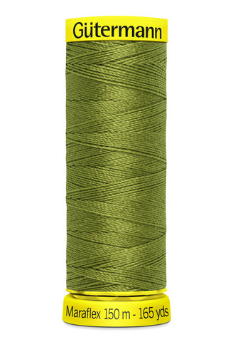 Maraflex joustava ompelulanka, väri 582 vaalea sammaleenvihreä