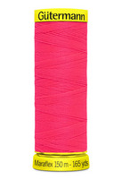 Maraflex joustava ompelulanka, väri 3837 neonpunainen