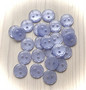 Vaaleanvioletti koristereunainen nappi, 12 mm