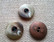 Beigenruskea takinnappi, 17 mm