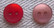 Punainen perusnappi pieni, 11 mm