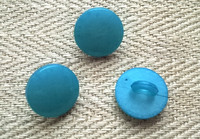 Turkoosi kantanappi kimmeltävä 12 mm