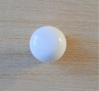 Valkoinen kantanappi, 11 mm