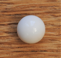 Valkoinen kantanappi, 12 mm