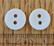 Valkoinen nappi, 11 mm