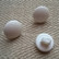 Valkoinen kantanappi, kuviollinen, 11 mm