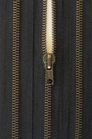 Metallivetoketju, musta, 30 cm, hammastus patinoitu