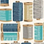 Lankarullakuviollinen puuvillakangas