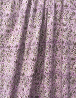 Violetti kuviollinen interlock-neulos 100% luomupuuvillaa