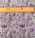 Violetti kuviollinen interlock-neulos 100% luomupuuvillaa