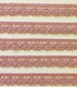 Vanha roosa puuvillapitsi, leveys 16 mm