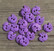 Violetti lintunappi, 12 mm