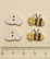 Puinen ampiaisnappi, 16 x 10 mm