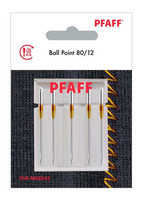 Pfaff Pallokärkineula (Ball Point), koko 80, 5 kpl