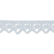 Vaaleansininen puuvillapitsi, leveys 13 mm