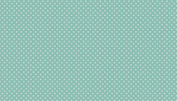 Sinivihreä valkopilkullinen puuvillakangas Teal